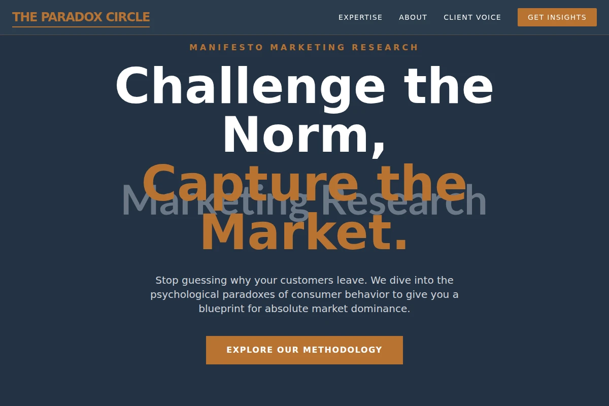 Manifesto Marketing Research